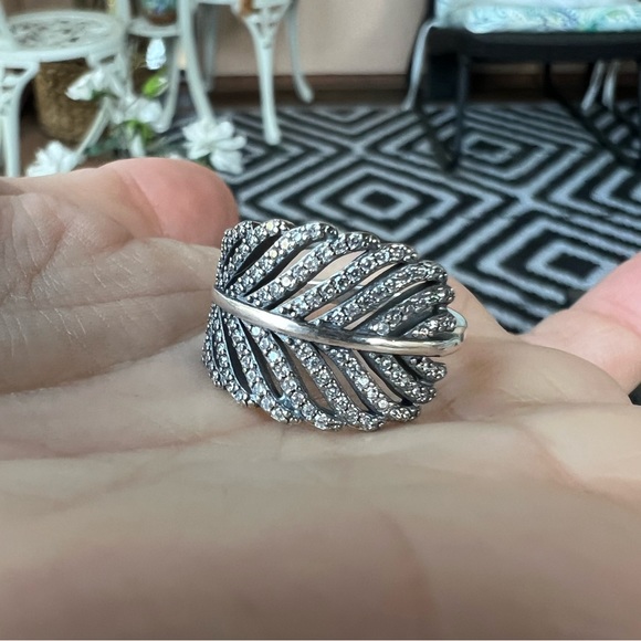 Light as a Feather Clear CZ Ring - Size 8 - Picture 6 of 14